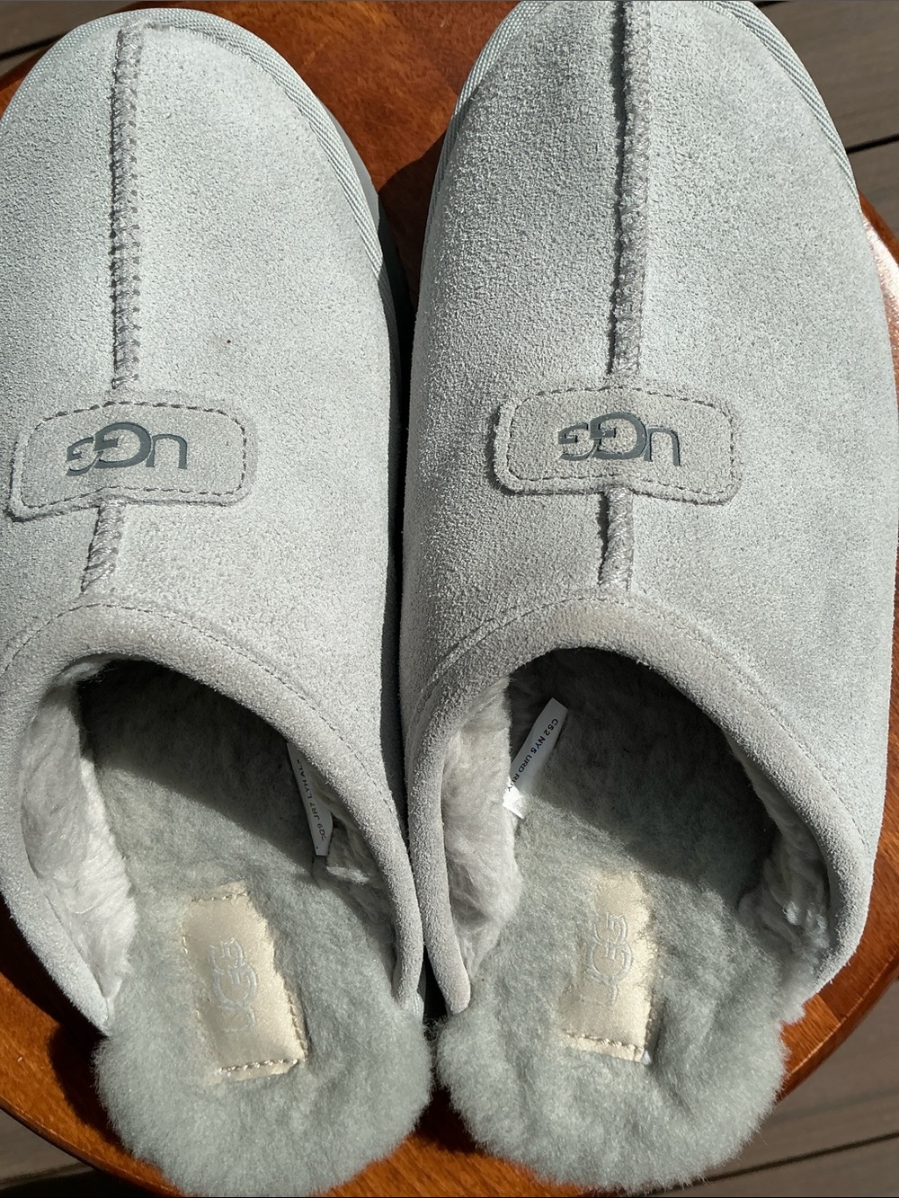 UGG DISCOQUETTE SHEARLING SLIPPERS - Picture 9 of 9